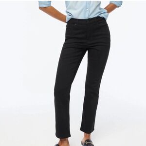 J. Crew Mid Rise Flare Crop‎ Black 30T
